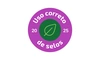  Selo na cor roxa 